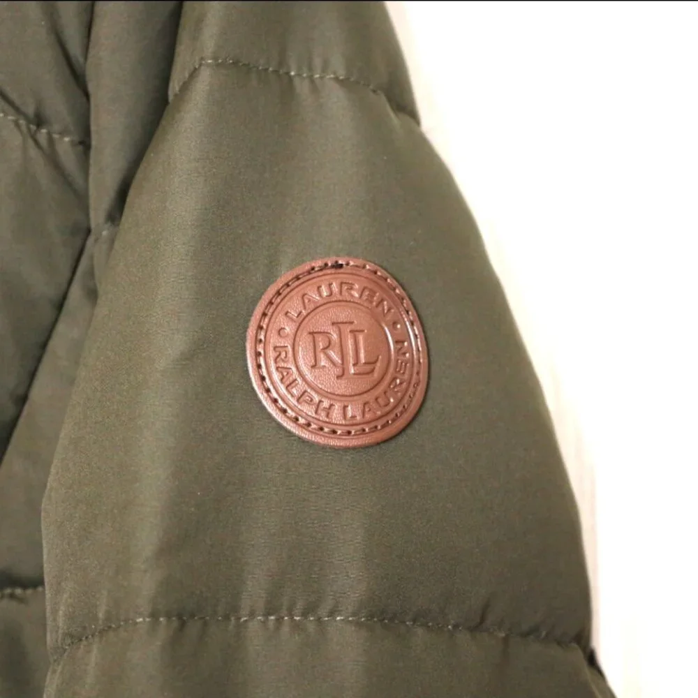 Lauren Ralph Lauren Padded Down Jacket, Litchfield Loden - Picture 7 of 11